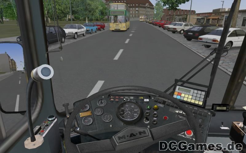 Fahreransicht im OMSI Bus Simulator